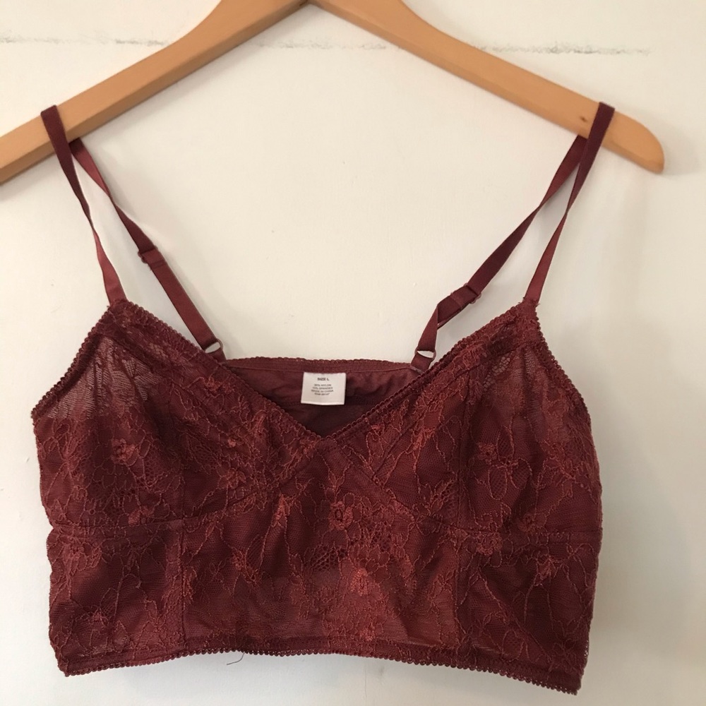 target orange bralette size L